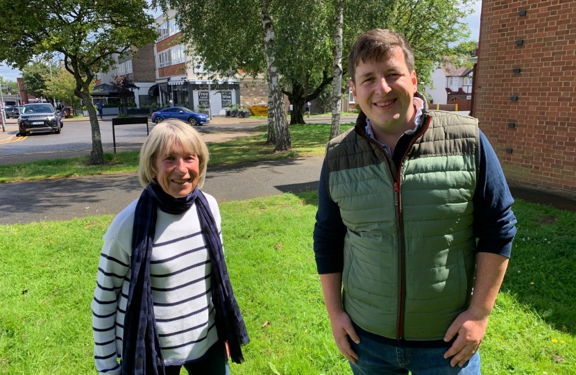 Cllr Jan Pound and Cllr Tom Heard