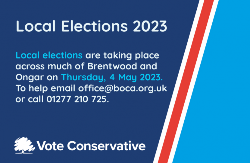 Local Elections 2023 | Brentwood & Ongar