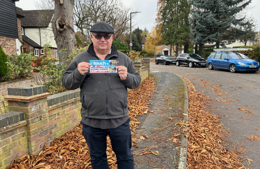 Thomas Gordon campaigning for a cleaner Shenfield