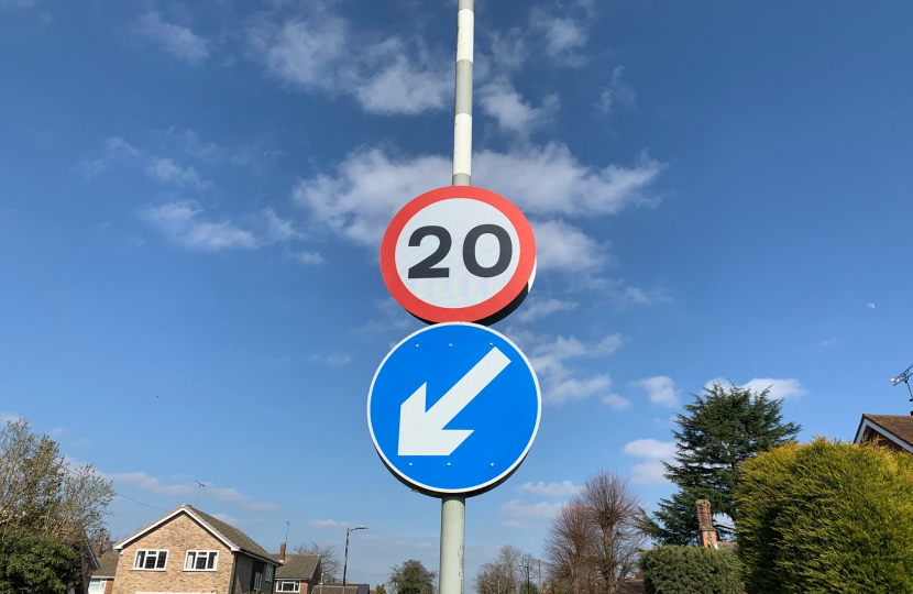 20mph speed limit success