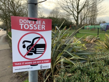 Litter Signage