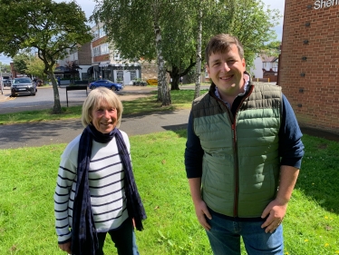 Cllr Jan Pound and Cllr Tom Heard