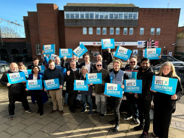 Conservative Team in Shenfield with National Party Chairman Richard Holden MP