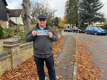 Thomas Gordon campaigning for a cleaner Shenfield